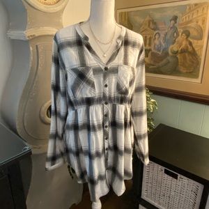 Maurices babydoll flannel